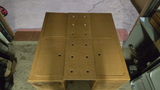 Equipamiento Camper: cajón madera,colchón,gas ....