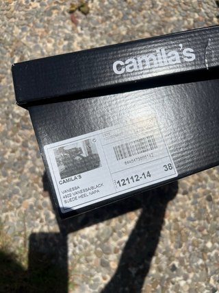 Sandalias tacón negras Camila’s