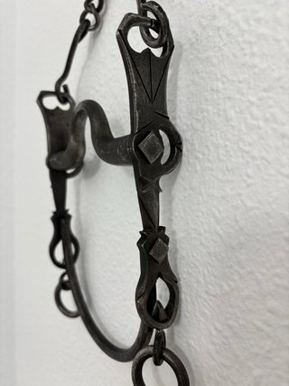 Bocado vaquero forjado a mano