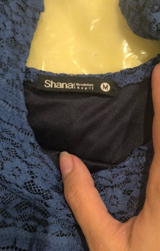 Vestido Shana Encaje Azul Marino Talla M