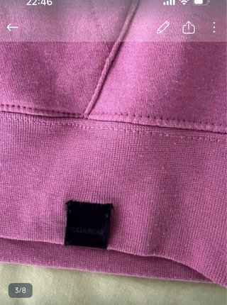 Sudadera Pull&Bear rosa talla S