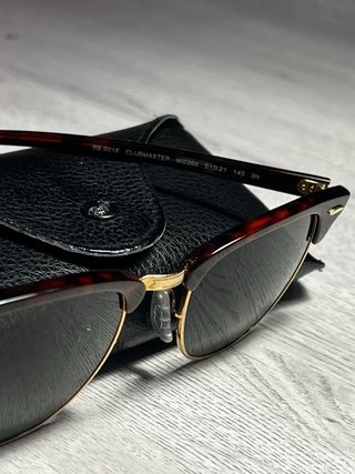 Ray-Ban Clubmaster RB3016 Gafas de Sol Marrón 51mm