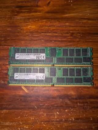 2x Micron DDR4 32GB PC4-2400T Servidor RAM (64gb)