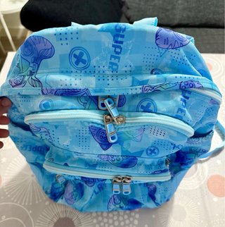 Mochila Totto Azul Estampado Videojuegos