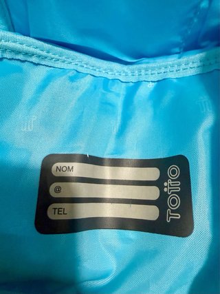 Mochila Totto Azul Estampado Videojuegos