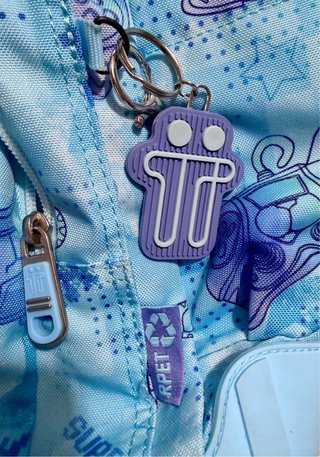 Mochila Totto Azul Estampado Videojuegos