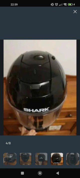Casco Shark Talla L + Cardo Freecom2