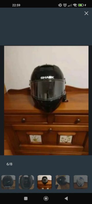 Casco Shark Talla L + Cardo Freecom2