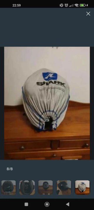 Casco Shark Talla L + Cardo Freecom2
