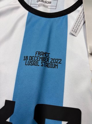 Camiseta Argentina Mundial 2022 Nº 13