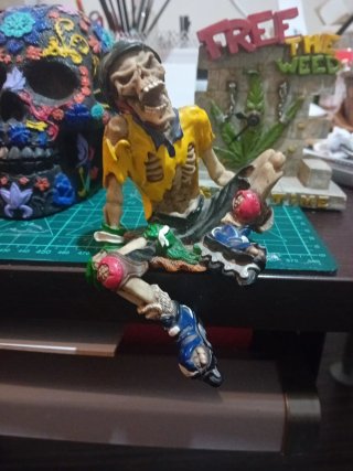 Figura esqueleto decorativa