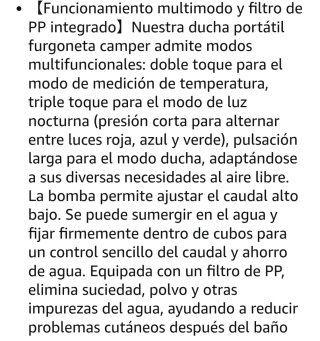 Ducha Portátil Camping, [8000mAh de Larga Duración