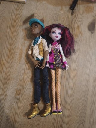Monster High Draculaura y Clawde Wolf