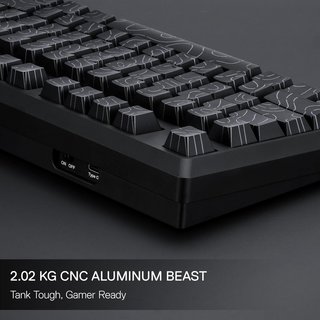 Teclado Mecánico TKL con 3 modos switches lineales