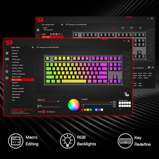Teclado Mecánico TKL con 3 modos switches lineales