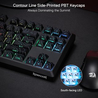 Teclado Mecánico TKL con 3 modos switches lineales