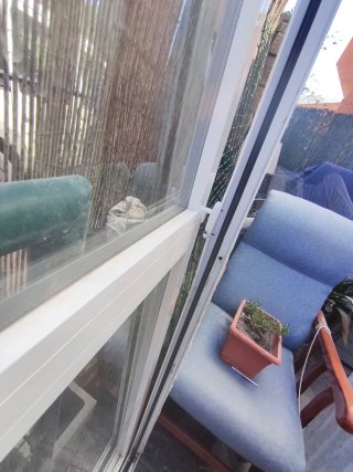 Balconera/Ventana Aluminio Blanca
