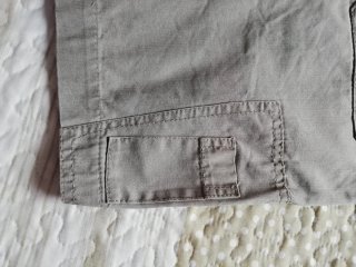 Bermudas multibolsillos beige