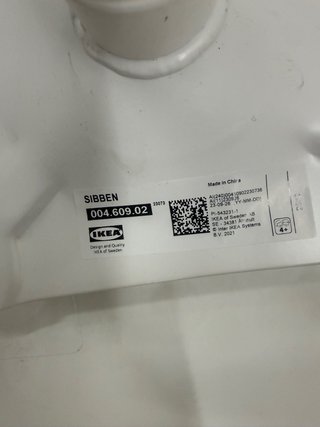 Silla giratoria blanca Ikea