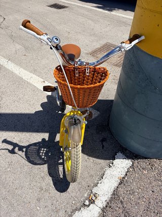 Bicicleta Stitch Amarilla