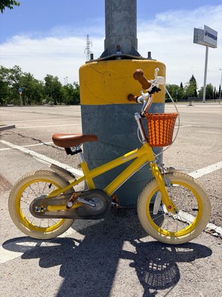 Bicicleta Stitch Amarilla