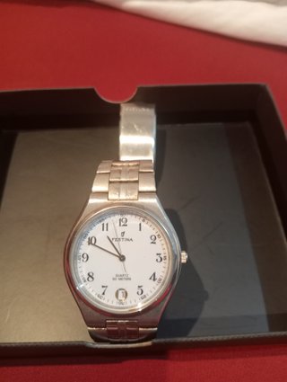 Reloj Festina 3702 Plata y Blanco