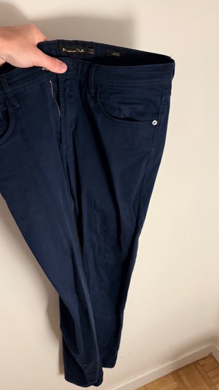 Pantalón Massimo Dutti Azul