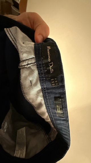 Pantalón Massimo Dutti Azul