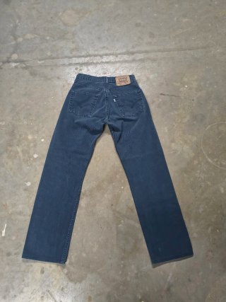 Levi's 551 Corduroy Navy W29 L32 Vintage