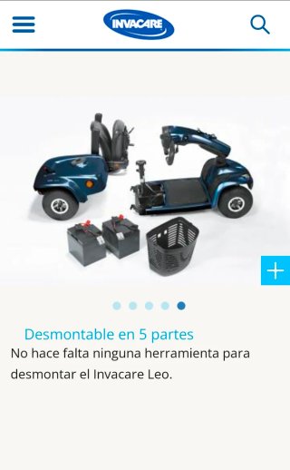 Scooter movilidad Invacare LEO