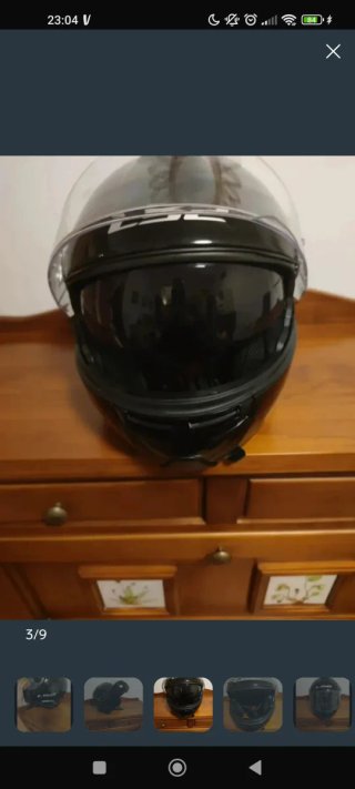 Casco Moto LS2 Modular Talla M + Cardo Freecom2