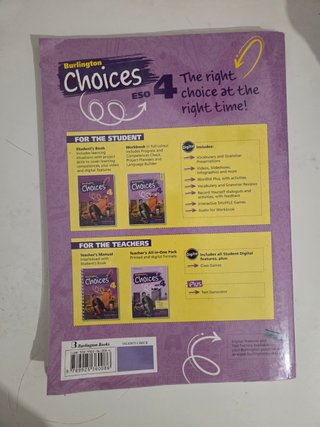 PACK Burlington Choices 4 ESO