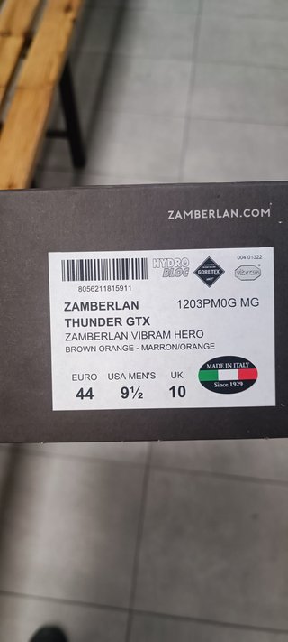 Botas Zamberlan Thunder GTX Talla 44