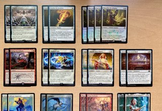 Mazo rojo blanco equipos Magic