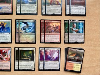 Mazo rojo blanco equipos Magic
