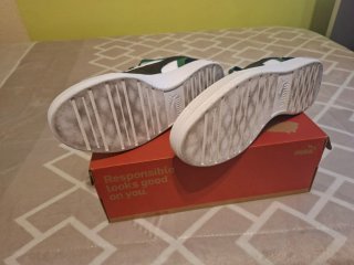 Zapatillas Puma Talla 44 Verde y Blanco