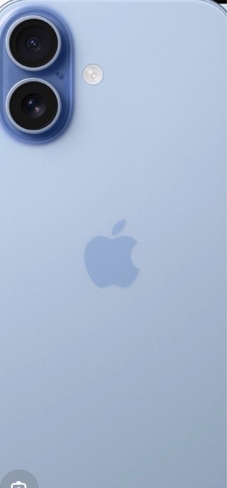 iPhone 17 azul 75% batería