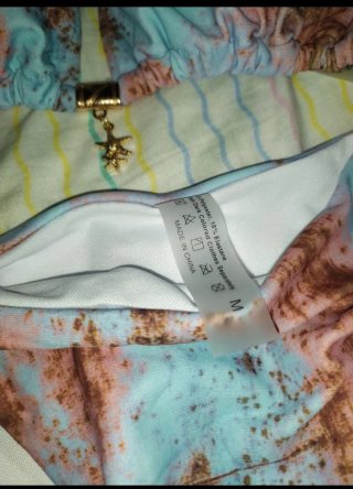 Bikini Talla M Estampado Tie-Dye nuevo