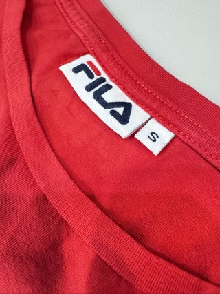 T-shirt Fila rossa logo taglia S