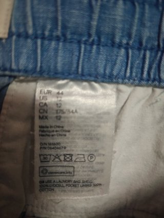 Pantalón corto vaquero azul
