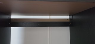 Escritorio IKEA MALM Negro-Marrón 140x65cm