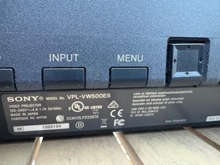 Proyector Sony VPL-VW500ES - 4K Profesional Negro