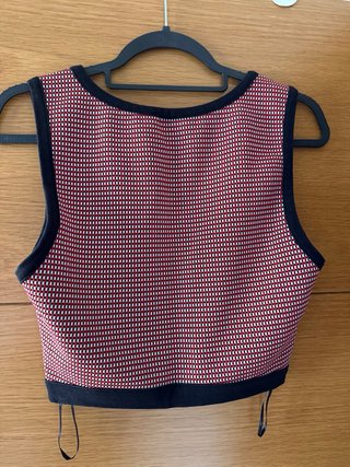 Top Zara cuadros cremallera