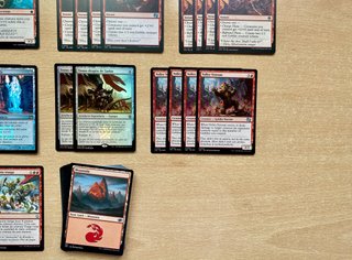 Mazo rojo trasgos goblins Magic