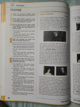 Libro de inglés That's English nivel C1.1