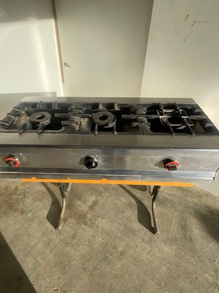 Cocina 3 fuegos doble 1.200 x 550