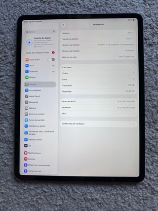 iPad Pro 12.9 4ª Gen