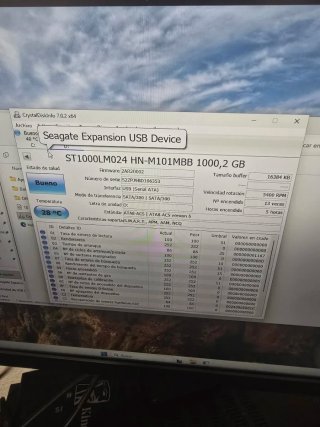 Disco Duro Externo Seagate 1TB Negro
