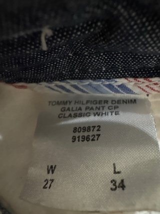 Pantalones Tommy Hilfiger Blancos