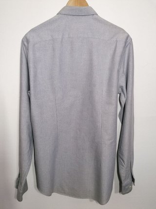 Camisa Zara Slim Fit Gris Hombre Talla M